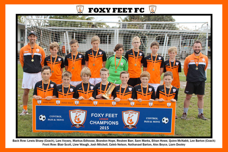 Foxy Feet FC soccer team 2015
